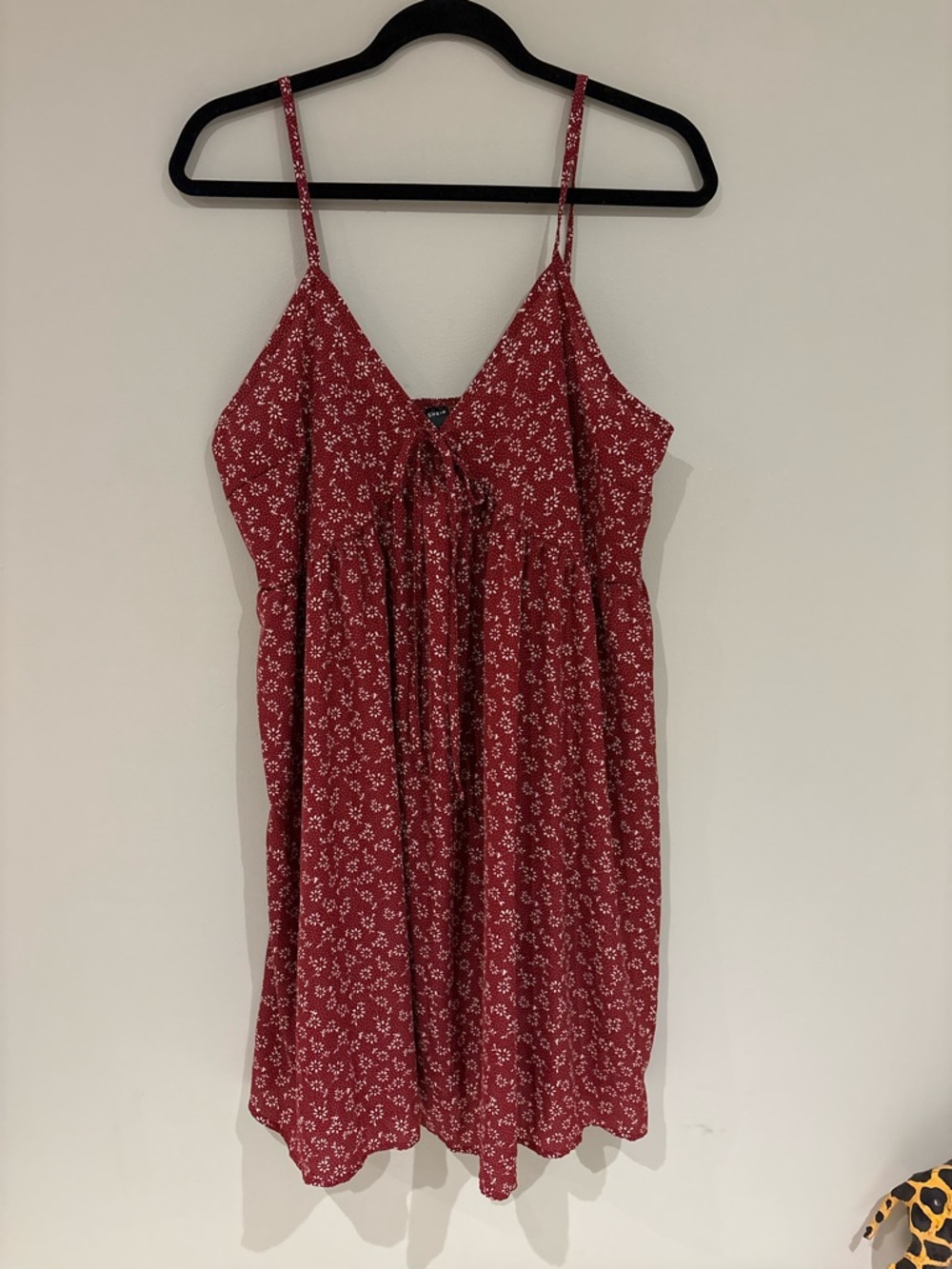 Red Flowy Red Dress Festival XL SHEIN Dress